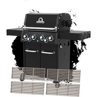 Broil King Baron 490 IR Shadow inkl. Drehspieß & Edelstahl-Gussroste Broil King Baron 490 IR Shadow inkl. Drehspieß & Edelstahl-Gussroste