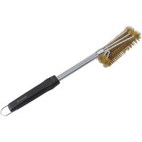 SANTOS 3-Kopf Grillbürste Messing 45 cm SANTOS 3-Kopf Grillbürste Messing 45 cm