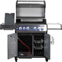 SANTOS S-418 Pro Edelstahl | Seiten- & Heckbrenner | inkl. Abdeckhaube SANTOS S-418 Pro Edelstahl | Seiten- & Heckbrenner | inkl. Abdeckhaube