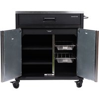 SANTOS BBQ Cart Pro | Matt All Black SANTOS BBQ Cart Pro | Matt All Black