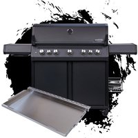 Santos S-518 PRO All Black inkl. SANTOS XXL Plancha & Drehspieß Santos S-518 PRO All Black inkl. SANTOS XXL Plancha & Drehspieß