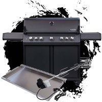 Santos S-518 PRO All Black inkl. SANTOS XXL Plancha & Drehspieß Santos S-518 PRO All Black inkl. SANTOS XXL Plancha & Drehspieß