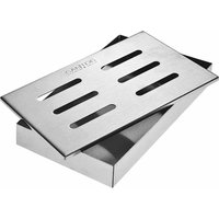 SANTOS Räucherbox aus Edelstahl | 21 x 13 x 3,4 cm SANTOS Räucherbox aus Edelstahl | 21 x 13 x 3,4 cm