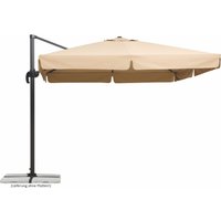 Schneider Schirme Schneider Ampelschirm RHODOS ca. 300 x 300 cm, natur