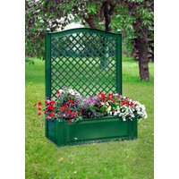 KHW KHW Pflanzkasten 100 cm mit Spalier, grün
