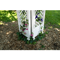 KHW KHW Spalier 43 cm mit zwei Erdspießen, 2er Set, weiß