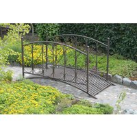 Garden Pleasure Gartenbrücke mit Geländer aus Metall