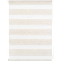 Lichtblick Duo-Rollo Klemmfix, ohne Bohren - Natur, 80 cm x 150 cm (B x L)