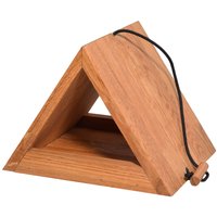 Luxus-Vogelhaus Futterspender, Eiche Dreieckig