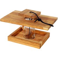 Luxus-Vogelhaus Futterspender, Eiche 46780e