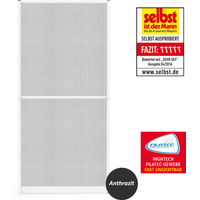Hecht Aluminium Fliegengitterbausatz Tür SLIMPLUS, 100x210cm anthrazit
