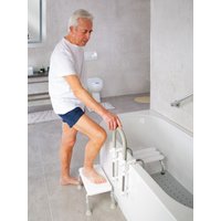 Ridder Badewannen-Einstiegshilfe Sam, weiß, PP / TPE / Aluminium