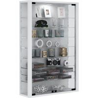 VCM Wandvitrine "Vitrosa Mini" - ohne Beleuchtung weiß