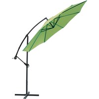 SOLAX-SUNSHINE Ampelschirm-Aluminium, Ø ca. 3 m – Apfelgrün