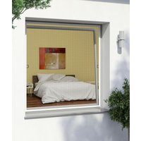 Windhager Powertec Alu-Insektenschutz Fenster Rahmen 130 x 150, Weiss