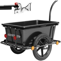 Casaria Deuba Fahrradanhänger mit 90Ltr. Kunststoffwanne