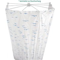 Ridder Ersatz-Folien-Duschvorhang für Ombrella, Sylt blau