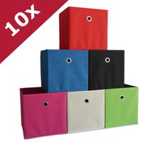 VCM my home 10er-Set Klappbox Boxas Rot