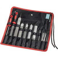 KRAFT WERKZEUGE Feilen- und Raspelsatz in Rolltasche, 23tlg.