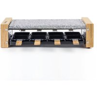 H.Koenig Raclette WOD8 für 8 Personen mit Steinplatte
