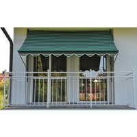 Angerer Klemmmarkise grün/creme 200 cm