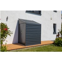 50NRTH Spacemaker Metallgerätehaus Anlehnhaus 4x7 grau