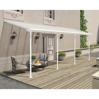 50NRTH Palram Terrassenüberdachung Sierra 230x670 cm weiss