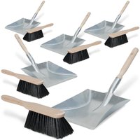 BRB 5x Handfeger und Kehrschaufel, Spar-Set (10-teilig)