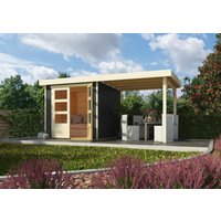 Woodfeeling Gartenhaus Ekenis 2 terragrau