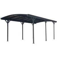 50NRTH Westmann Carport Rundbogen 15 m² anthrazit