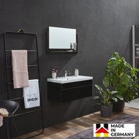 Home Deluxe Badmöbel WANGEROOGE BIG 80 cm M - schwarz