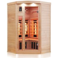 Dewello Infrarotkabine LAKEFIELD 120x120 cm, 5 Vollspektrumstrahler, 1-2 Personen
