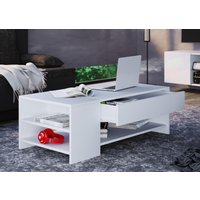 VCM Couchtisch Tindus Weiß/Weiß
