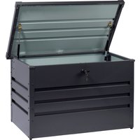 dobar Große Metall-Gartentruhe Valor 300l