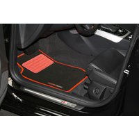 DIAMOND CAR Universal KFZ-Fußmatte "Racing Sport" rot