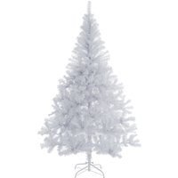 Casaria Weihnachtsbaum PVC weiß 180cm