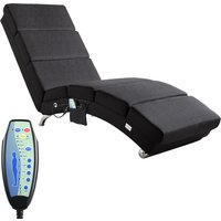 Casaria Polsterliege London anthrazit mit Massagefunktion