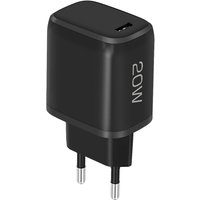 Fontastic USB Type-C 20 Watt Reise-Schnell-Ladegerät mit TÜV / GS schwarz