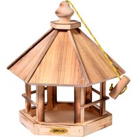 dobar Vogelhaus sechseckig zum Aufhängen, geflammt