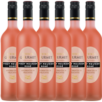 Württembergische WZG Edition Gourmet Pinot Meunier Rosé Qualitätswein 0,75L 6er Karton