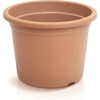 Powertec Garden Pflanztopf "Classic", Rund Ø ca. 28 x 21,2 cm - Terrakotta