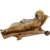MyFlair Deko Erdmännchen im Liegestuhl
