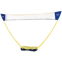 HOMCOM Badminton Netz mit 4 Schlägern tragbar
