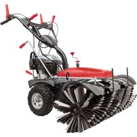 Scheppach Kehrmaschine SC2200PE mit Sammelbehälter und Schneeschild
