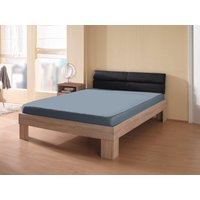 DREAMTEX Coral-Fleece-Spannbetttuch,ca.90-100x200 cm, Blau