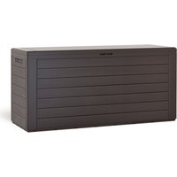DEUBA Deuba Auflagenbox Holzoptik Woody 120 x 57 x 46cm braun
