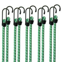 DEUBA Deuba Spanngummi Expander 10er Set 61cm x 0,8cm grün / gelb
