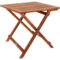Casaria Casaria Beistelltisch Akazie klappbar 73 x 70 x 70cm braun