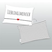 Herding Lieblingsmensch Soft-Velboa Kissen Größe 30x50 cm