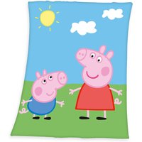Herding Peppa Pig Fleece-Decke Größe 130x160 cm